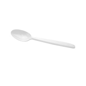 Big TnP spoon white REUSE reusable, stacking HoReCa+ Op. 50 pcs 