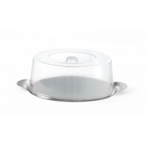 Tray with lid - round