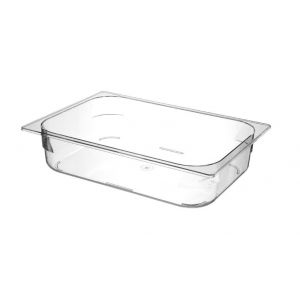 Transparent polycarbonate ice cream tray sty 360x250x(H)80 mm