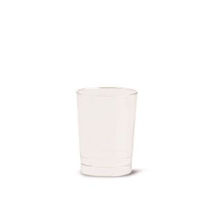 FINGERFOOD - cup TUBITO 120ml PS-BIO, transparent h.7x fi.5,3cm, 50 pieces