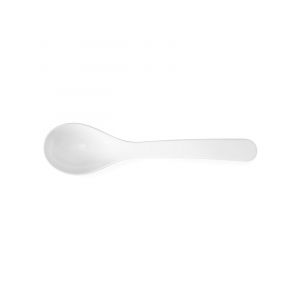 Plastic Salad Spoon 0.03 L, White