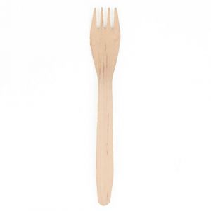 Wooden fork 16.5 cm pkg.100pcs. PAPSTAR (k/10)