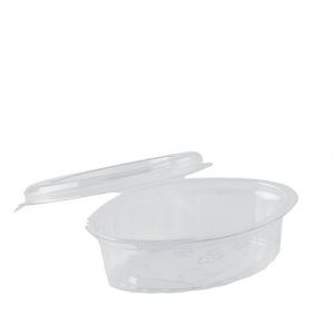 Sauce container with lid 50ml 100pcs. PET (k/24)