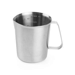 Steel measuring cup with graduation 0,5 l - code 516102