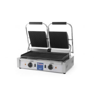Double contact grill - fluted