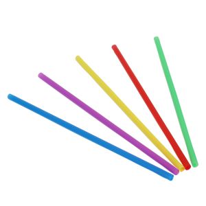 PP straws dia.8mm length 24cm MIX color 500pcs (k/10) TnP