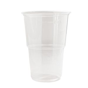 PP cup for beer 0,4l -50pcs(k/24)