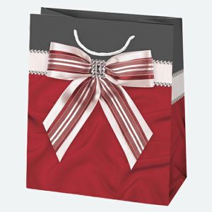 Gift bags T4 - 99 19/23cm, 10pcs. (bows) (k/50)
