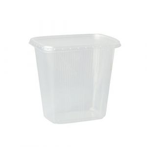 P-BOX straight container PP 500ml COMBI straight container set of 50 pcs container + lid (k/5)