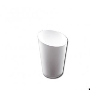 FINGERFOOD white cup 150ml, 10pcs dia/height: 5,6/9,6 cm, PS, (50) TO END OF STOCK