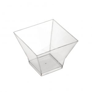 FINGERFOOD - cup 200ml PS transparent 8x8x6.3 cm, 12 pieces