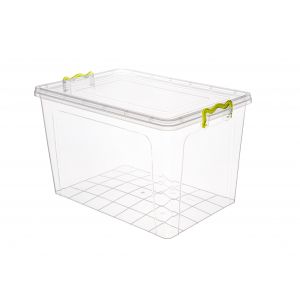 Food container reusable 55L, transparent STRONGBOX, price per item