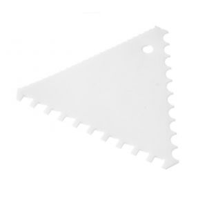 Triangular comb Sugar scraper, narrow width