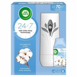 Automatic air freshener AIR WICK fresh motion 250ml white flowers + fresh morning air refill, set