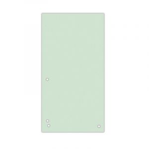 Dividers DONAU, cardboard, 1/3 A4, 235x105mm, 100pcs, green