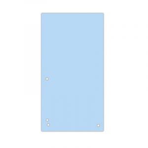 Dividers DONAU, cardboard, 1/3 A4, 235x105mm, 100pcs, blue
