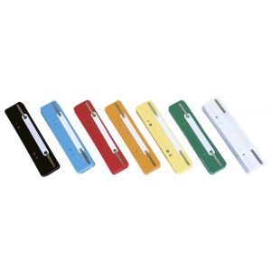 File Fasteners DONAU, PP, metal strip, 25pcs, assorted colours