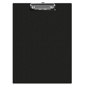 Clipboard Q-CONNECT Board, PVC, A5, black