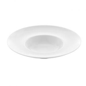 Fine Dine Deep plate with wide rim Bianco - 774373