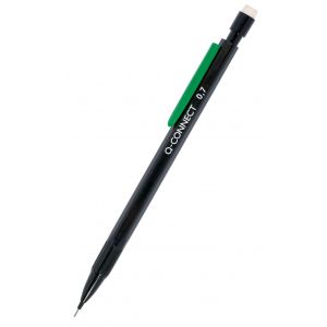 Mechanical Pencil Q-CONNECT 0. 7mm, black, FREE - leads