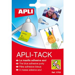 Adhesive Putty APLI Apli-Tack, block, 57g, blue
