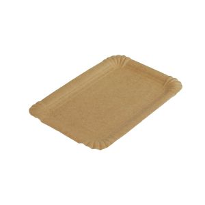 Paper tray brown NATURE TnG 13x20cm, price per package 100pcs