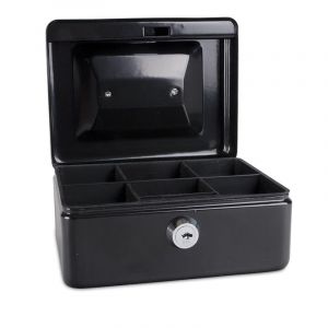Cash Box DONAU, small, 152x80x115mm, black