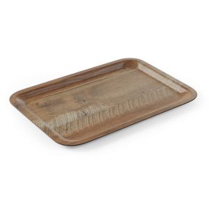 Wood printed serving tray 240x350 - code 508916