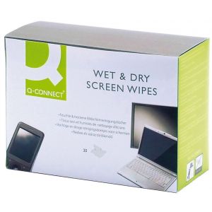 Screen Cleaning Wipes TFT/LCD A-CONNECT, 2x20pcs