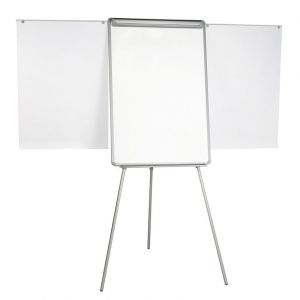 Flipchart Tripod Easel BI-OFFICE, 70x102cm, Magnetic Dry-wipe Board, with Extending Display Arms