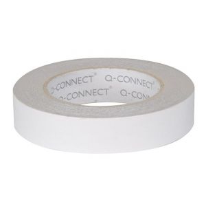 Heavy Duty Double-sided Tape, Q-CONNECT, 18mm, 3m, white