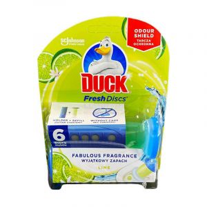 Zapas do Krążka żelowego Duck Fresh Disc s  LIME do toalet 36ml, 12 krążków (k/6)