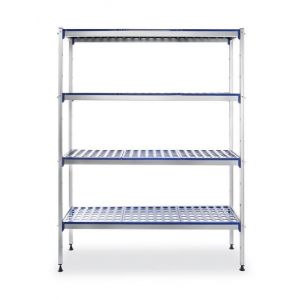 Aluminum storage rack with hook for extension