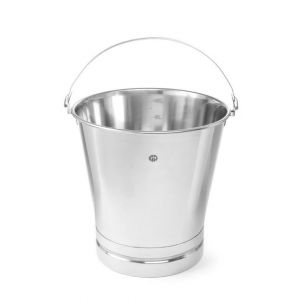 Stainless steel bucket with ring 516683