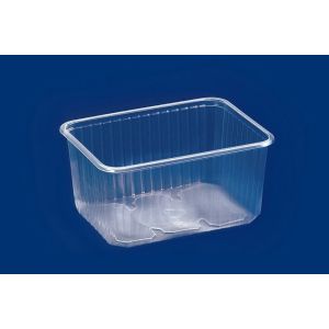 Rectangular container transparent KP-822 1500ml PP, price per pack 50pcs