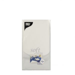 Obrus PAPSTAR Soft Selection 120x180 biały włóknina