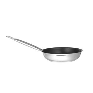 Stainless steel pan with coating