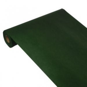 Table runner PAPSTAR Soft Selection in roll 24m/40cm dark green non-woven