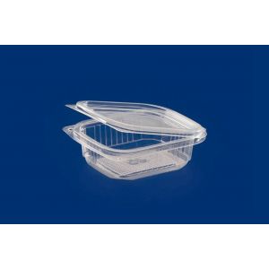 Rectangular container with lid 200ml PP, price per pack 50pcs