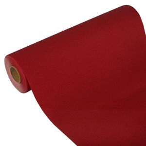 Table runner PAPSTAR ROYAL Collection in roll 24m/40cm maroon, tissue paper
