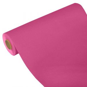Table runner PAPSTAR ROYAL Collection in roll 24m/40cm fuchsia, tissue paper