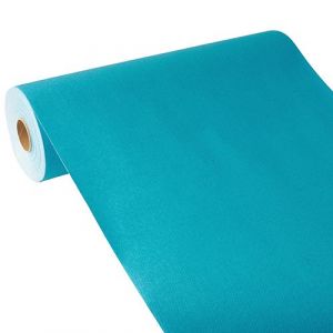 Table runner PAPSTAR ROYAL Collection in roll 24m/40cm turquoise, tissue paper