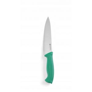 Nóż kucharski HACCP - 180 mm, zielony - kod 842614