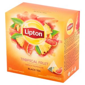 Herbata LIPTON owoce tropikalne, piramidki, 20 torebek, op. 1 szt.