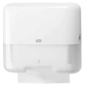 Dispenser Tork mini ZZ folded towel white H3 553100