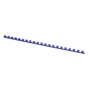 Binding combs OFFICE PRODUCTS, A4, 8mm (45 sheets), 100 pcs., blue