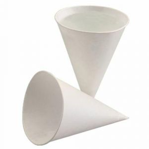 PAP/BIO cone cup 150ml white 200pcs (k/25) dia.75mm