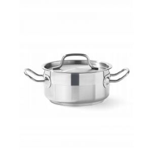 Stew pan low - with lid, HENDI, Profi Line, 1,5L, 160x75mm