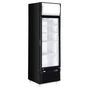 Witryna chłodnicza z podświetlanym panel em 1-drzwiowa 360 l 