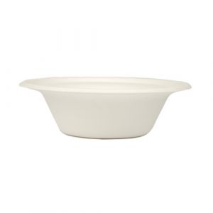 Cane bowl 380ml-100pcs diameter 15,5cm;4,6cm white